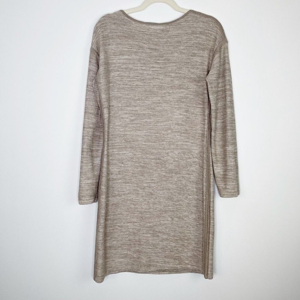 Athleta Sweater Knit Dress Women’s‎ Size Medium Beige - Picture 5 of 9